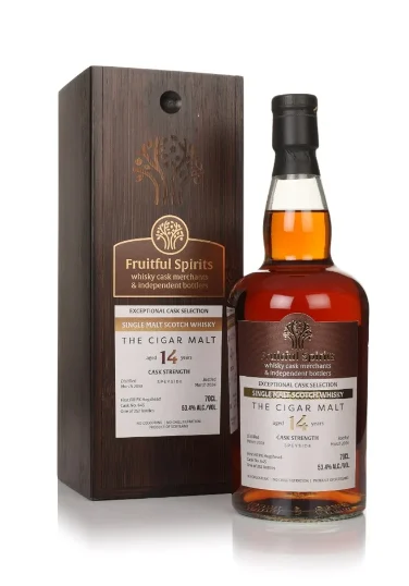 The Cigar Malt 14 Year Old 2010 Cask #645 Exceptional Cask Selection Fruitful Spirits Single Malt Scotch Whisky | 700ML - Whiskey