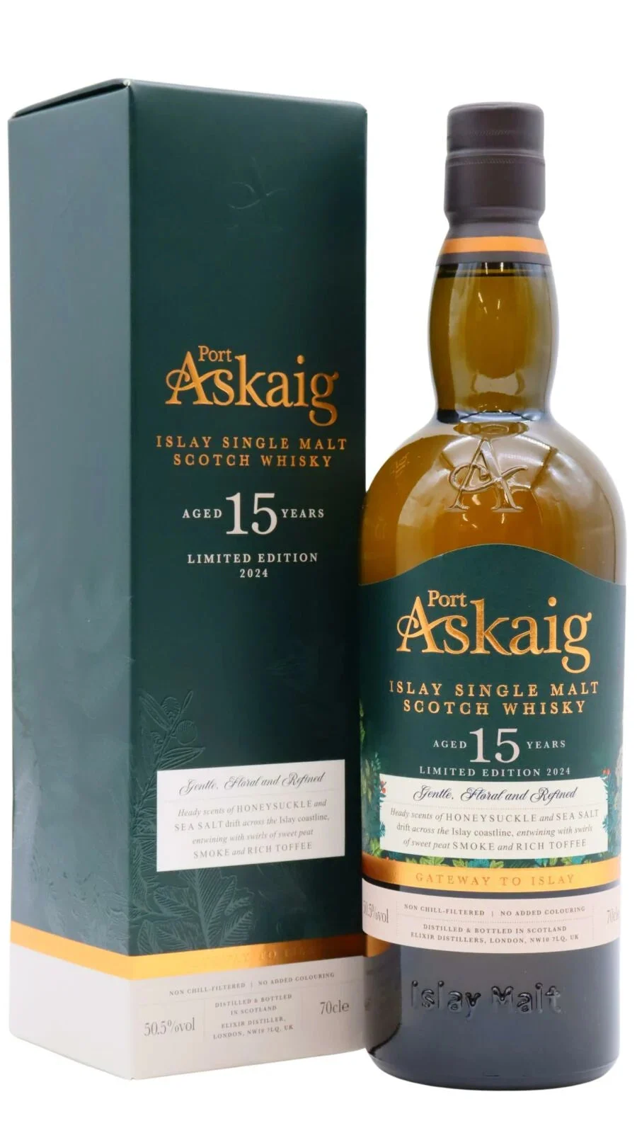 Port Askaig 2024 Limited Edition 15 Year Old Islay Single Malt Scotch Whisky | 700ML - Whiskey