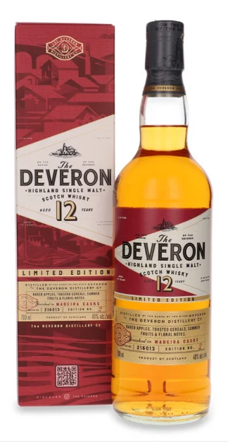 The Deveron 12 Year Old Madeira Cask Limited Edition Single Malt Scotch Whisky | 700ML - Whiskey