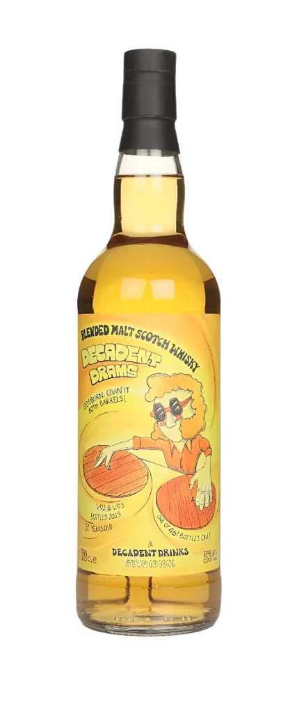 Sideburn 31 Year Old Decadent Drams (Decadent Drinks) Blended Malt Scotch Whisky | 700ML - Whiskey