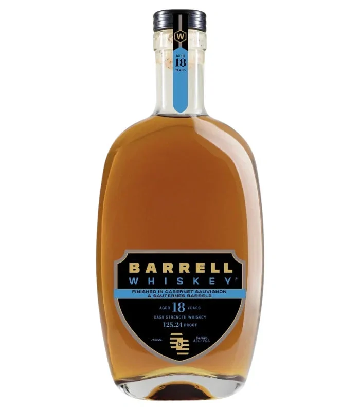 Barrell Whiskey 18 Year Old Cabernet Sauvignon & Sauternes Barrels 125.24 Proof Whiskey