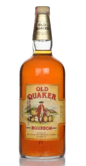 Old Quaker 4 Year Old 1970 Straight Bourbon Whiskey | 1.13L