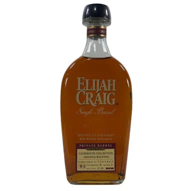Elijah Craig Clubhouse Collection Amanda Balionis 9 Year Old Straight Bourbon Whisky - Whiskey