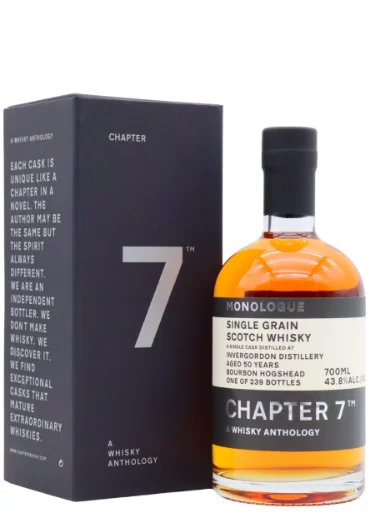 Invergordon Chapter 7 Single Cask 50 Year Old · 1974 Vintage Single Grain Scotch Whisky | 700ML - Whiskey