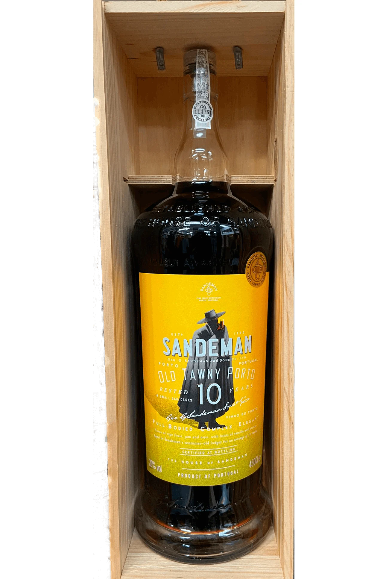 Sandeman Port 10 Años Tawny 4,5 Lt - Caves Sandeman