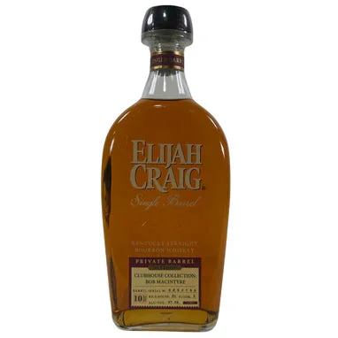 Elijah Craig Clubhouse Collection Bob Macintyre 10 Year Old Straight Bourbon Whisky - Whiskey