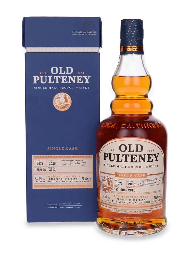 Old Pulteney Single Cask (D.2012, B.2025) Single Malt Scotch Whisky | 700ML - Whiskey