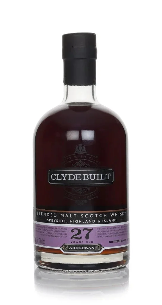 Clydebuilt 27 Year Old Sherried (Ardgowan) Blended Malt Scotch Whisky | 700ML - Whiskey