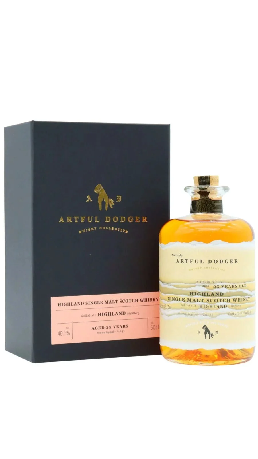 Clynelish The Artful Dodger Collective Single Cask #5 25 Year Old Highland Single Malt Scotch Whisky | 500ML - Whiskey