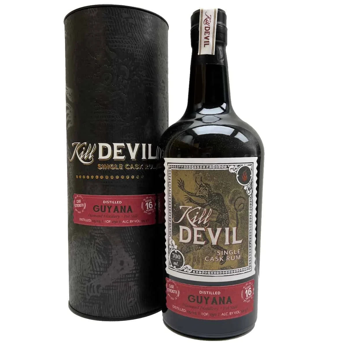 Kill Devil Guyana Diamond 2003 Pot Still 16 Year Old Cask Strength | 700ML - Rum