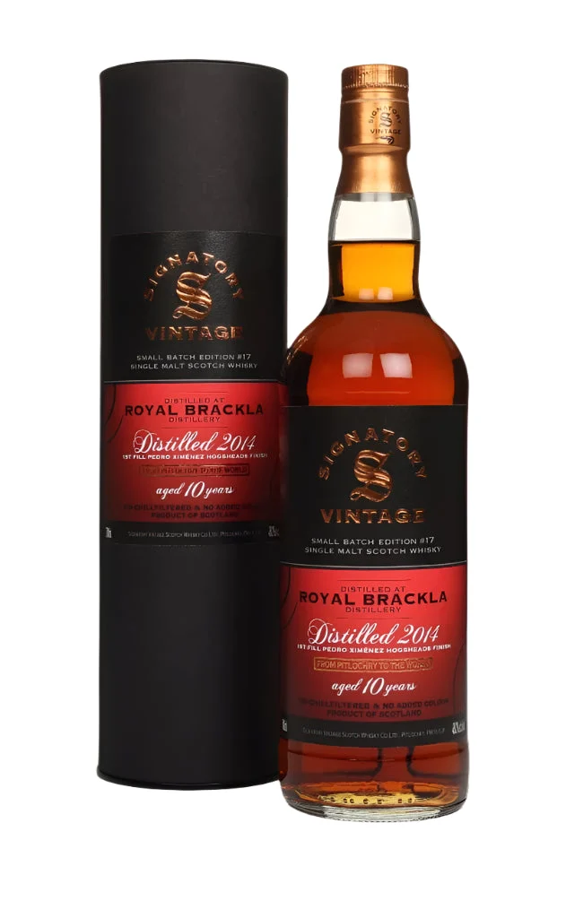 Brackla 10 Year Old 2014 - Small Batch Edition #17 (Signatory) Single Malt Scotch Whisky | 700ML