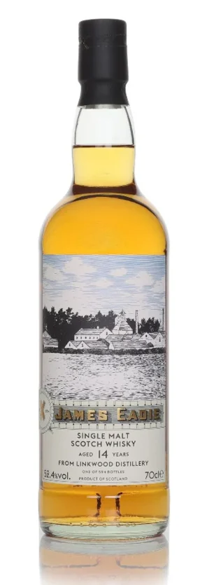 Linkwood 14 Year Old Distilleries of Great Britain & Ireland James Eadie Single Malt Scotch Whisky | 700ML - Whiskey