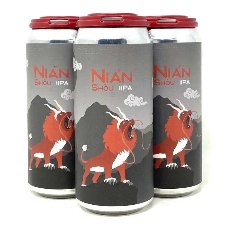 Ogopogo Brewing Co. Nian Shou DIPA Beer | (4)*473ML