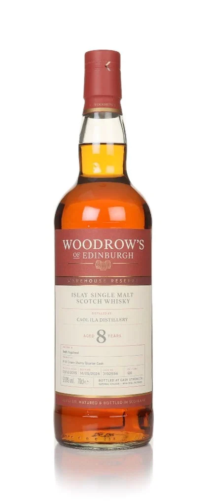 Caol Ila 8 Year Old 2015 Cask #319259A Woodrow's Of Edinburgh Whisky | 700ML - Whiskey