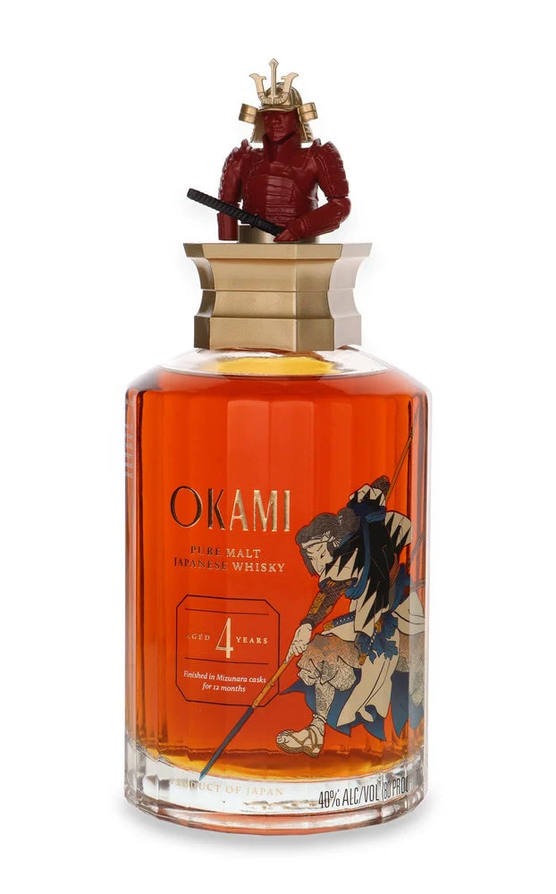 Okami 4 Year Old Pure Malt Whisky | 700ML - Whiskey