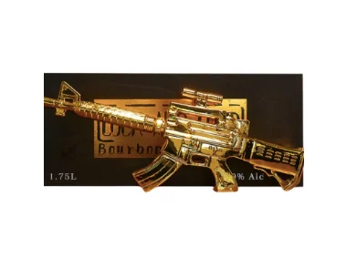 Lock And Load Golden Carbine Rifle Bourbon Whiskey | 1.75L