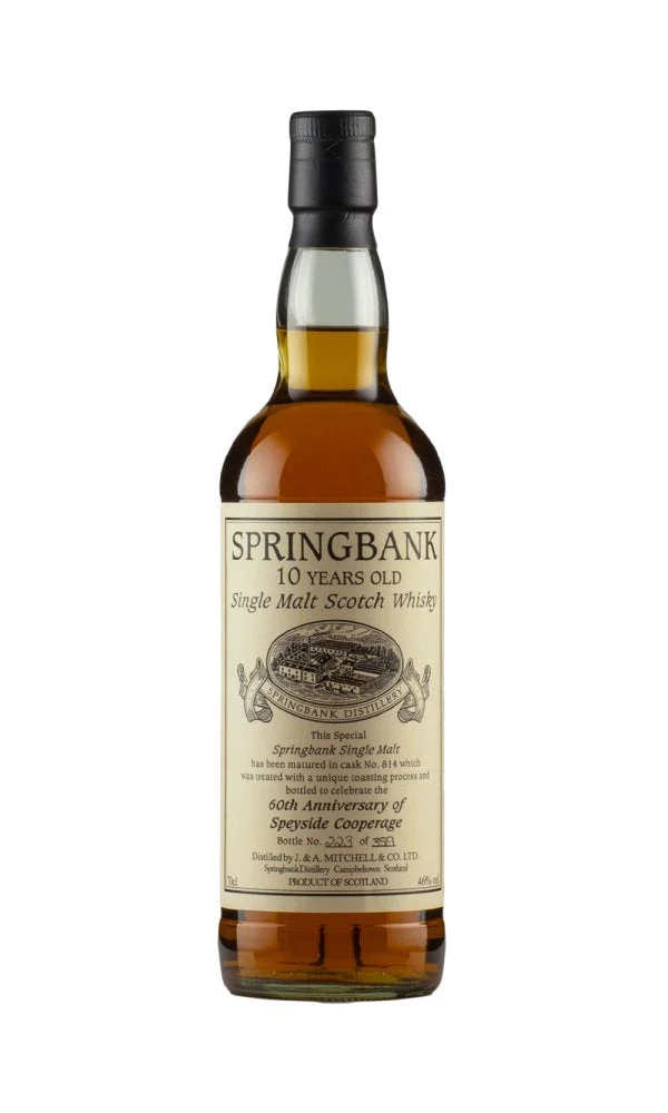 Springbank 10 Year Old Private Cask 814 For Speyside Cooperage | 700ML - Whiskey