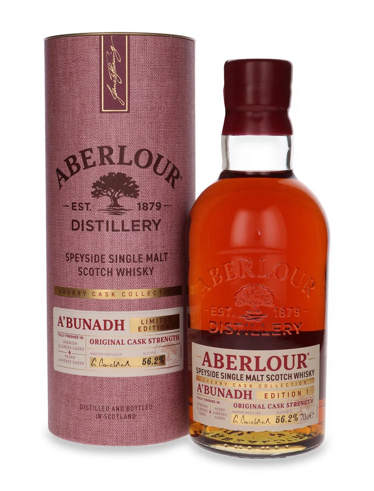 Aberlour A'bunadh Sherry Cask Limited Edition Single Malt Scotch Whisky | 700ML - Whiskey