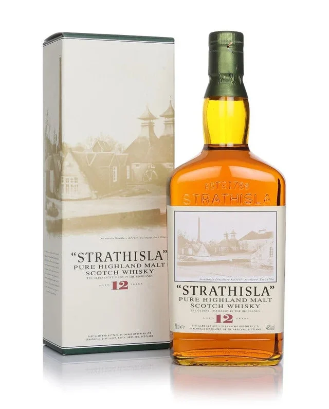 Strathisla 12 Year Old - Pre 2006 Pure Highland Single Malt Scotch Whisky | 700ML