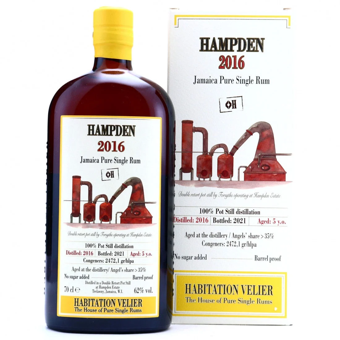 Hampden H 2016 Habitation Velier 5 Year Old Rum | 700ML