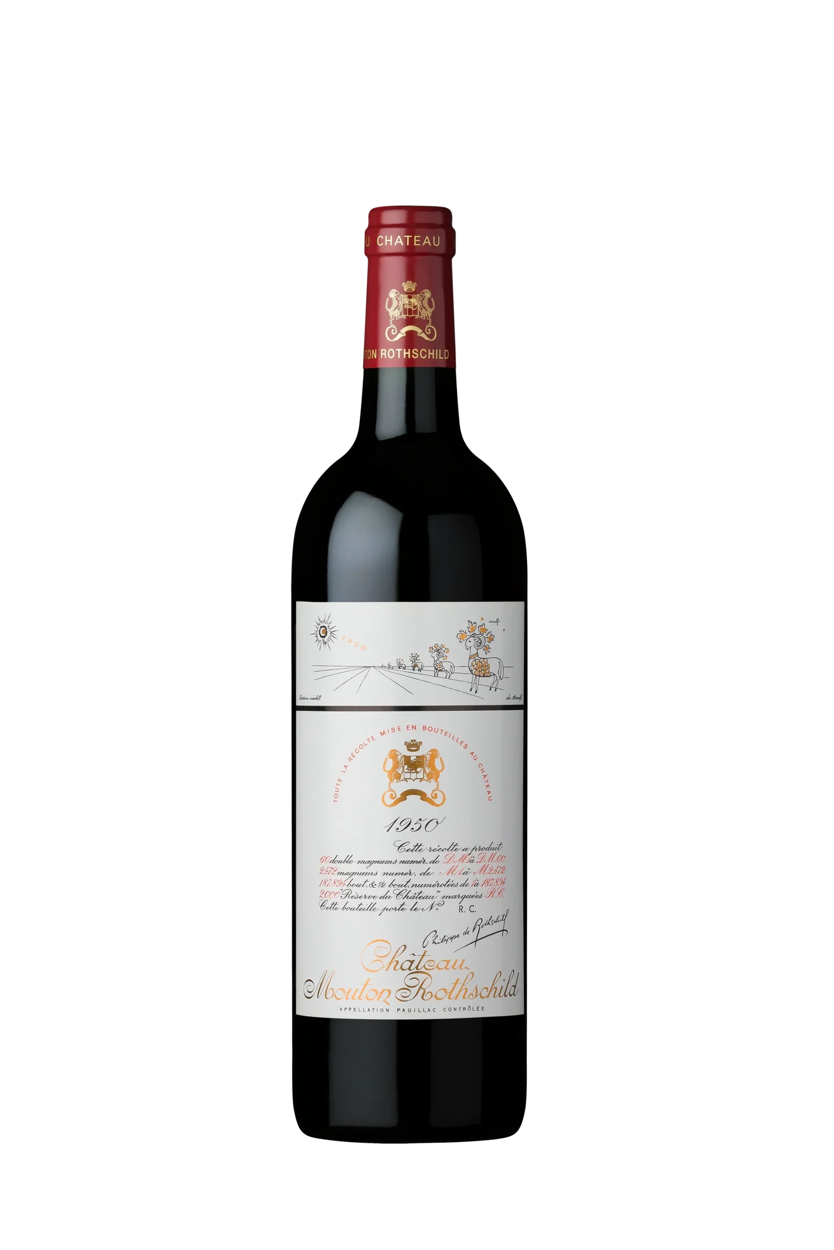 1950 | Chateau Mouton Rothschild | Pauillac - Wine