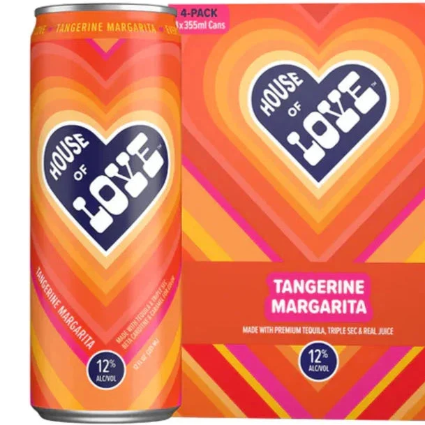 RuPaul's House of Love Tangerine Margarita | (4)*355ML - Ready To Drink