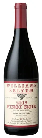 2015 | Williams Selyem | Foss Vineyard Pinot Noir - Wine
