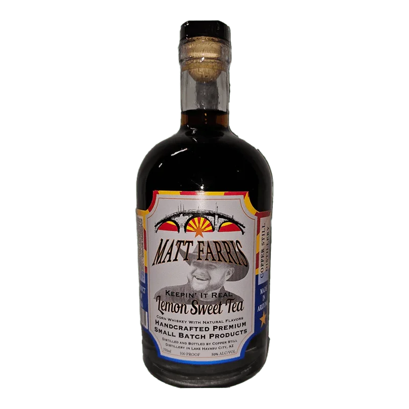 Copper Still Distillery Matt Farris Lemon Sweet Tea Moonshine - Whiskey