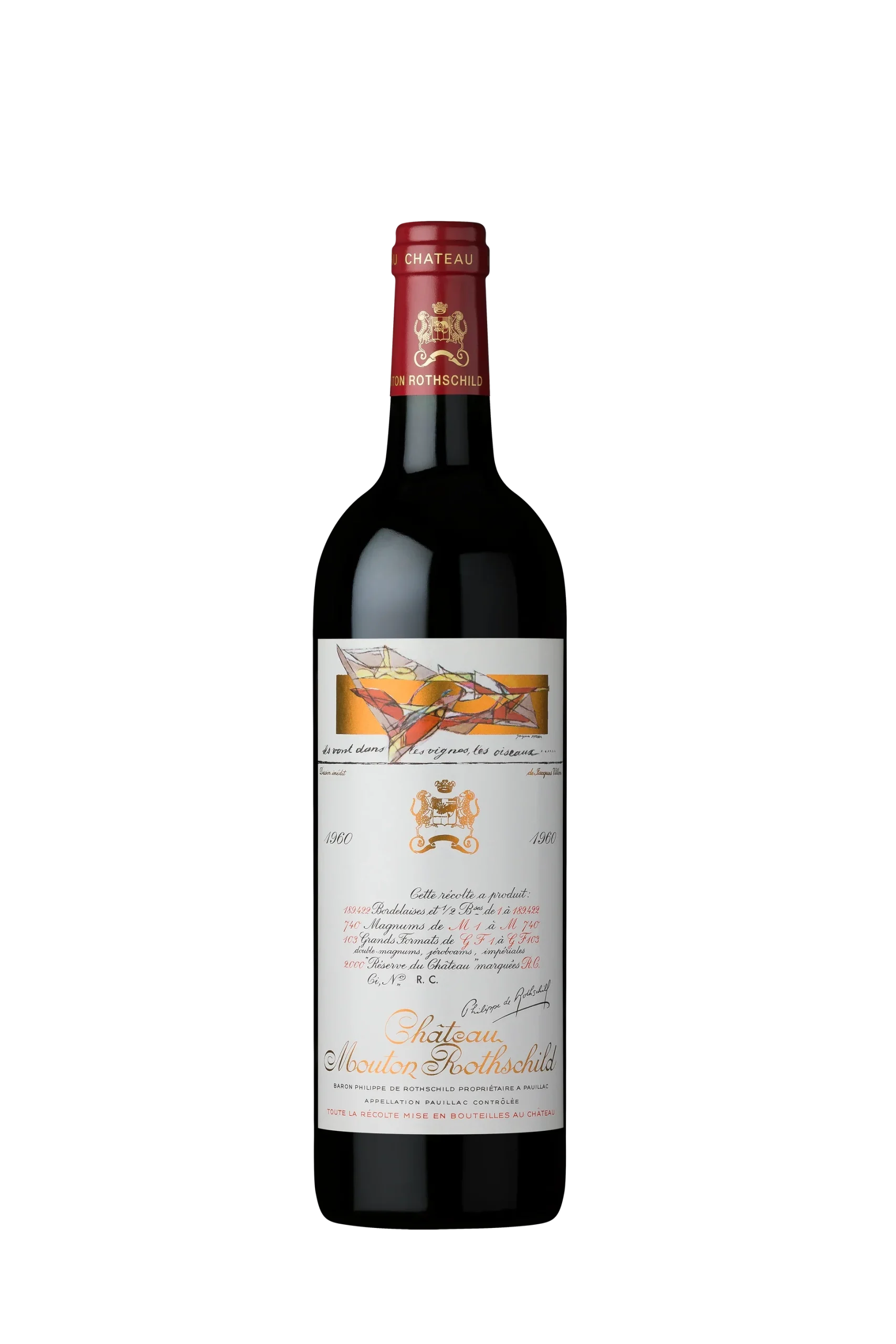 1960 | Chateau Mouton Rothschild | Pauillac - Wine