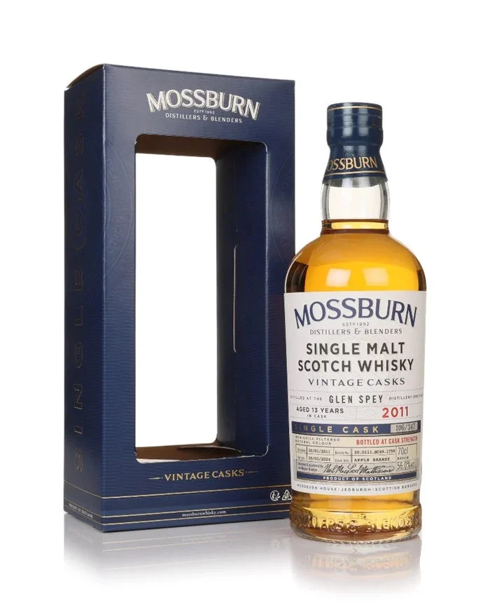 Glen Spey 13 Year Old 2011 Cask #106/347 Vintage Casks (Mossburn) Single Malt Scotch Whisky | 700ML - Whiskey