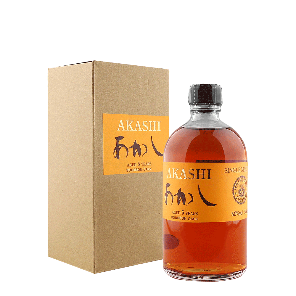 Whisky Akashi Single Malt 5 Años Bourbon Cask