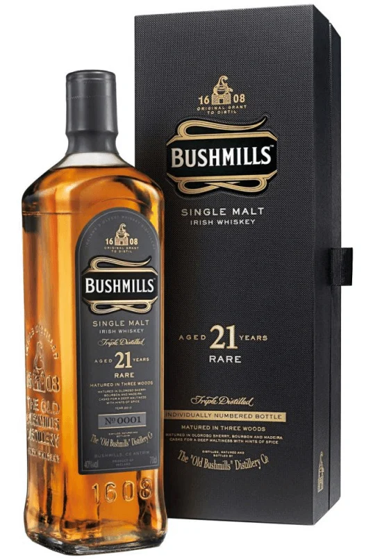 Whisky Bushmills 21 Años