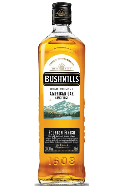 Whisky Bushmills acabado en barrica de bourbon de roble americano