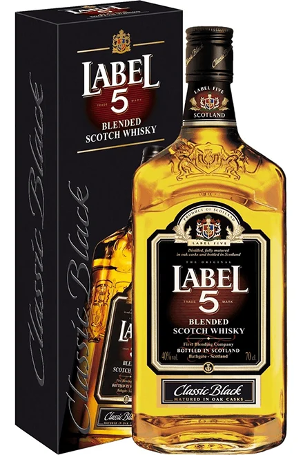 Whisky Label 5 Classic Black