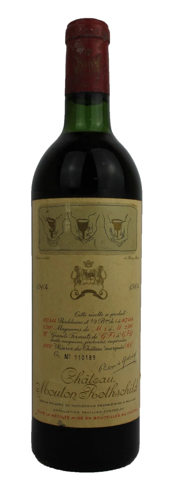 1964 | Chateau Mouton Rothschild | Pauillac - Wine