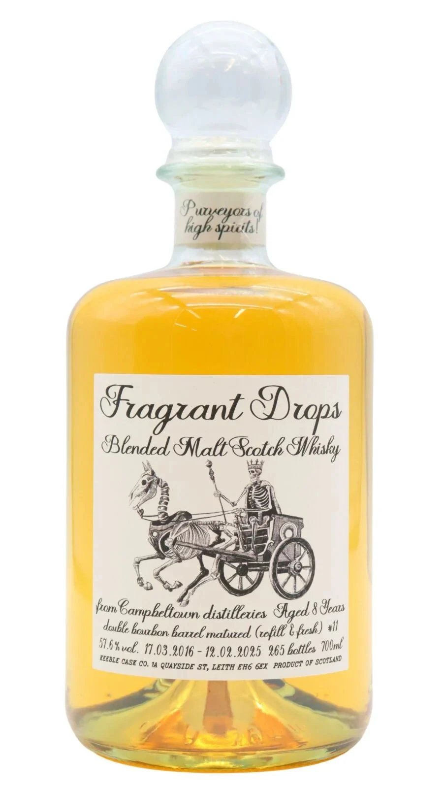 Fragrant Drops 8 Year Old 2016 Vintage Campbeltown Blended Malt Scotch Whisky | 700ML - Whiskey