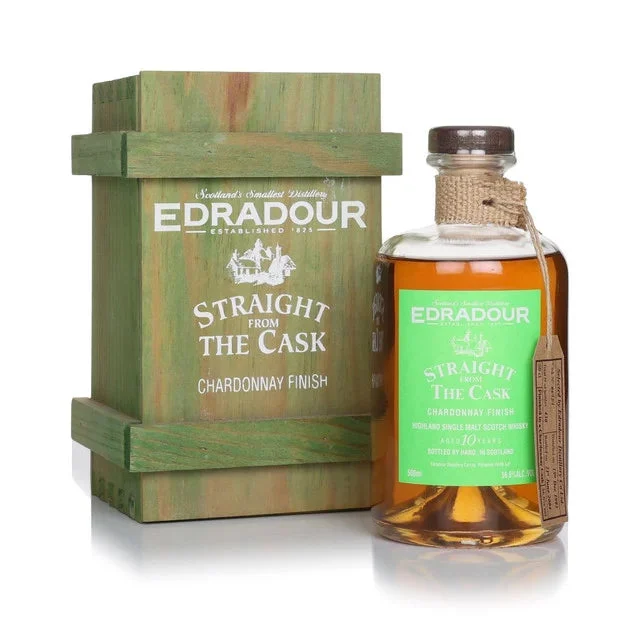 Edradour 10 Year Old 1993 Cask #04/12/1 Chardonnay Cask Finish - Straight From The Cask Single Malt Scotch Whisky | 500ML