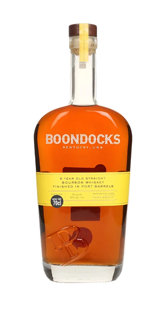 Boondocks 6 Year Old Port Cask Bourbon Whiskey | 700ML