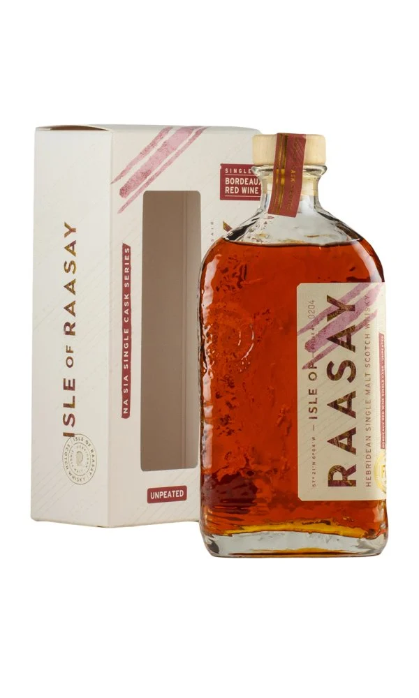 Isle of Raasay 5 Year Old Unpeated Bordeaux Na Sia Single Cask Single Malt Scotch Whisky | 700ML - Whiskey