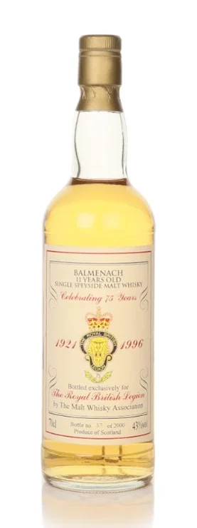 Balmenach 11 Year Old Association 1996 - RBL 75th Anniversary Single Malt Scotch Whisky | 700ML