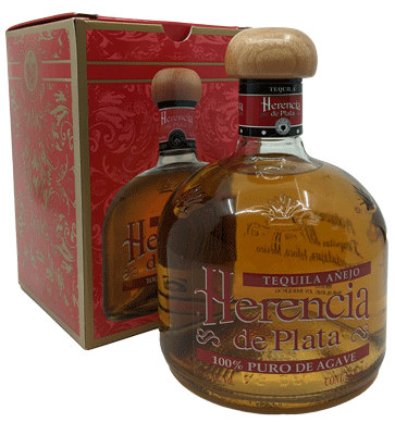 Tequila Herencia Anejo Agave - Herencia de Plata
