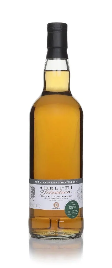 Knockdhu 18 Year Old 2007 Cask #13818 - (Adelphi) Single Malt Scotch Whisky | 700ML