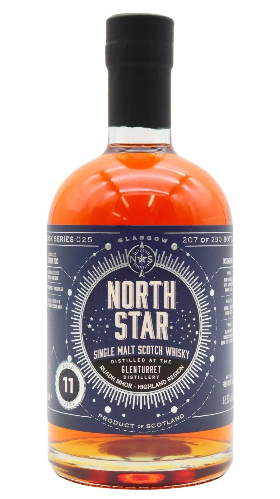 Glenturret Ruadh Mhor - North Star Single Cask Whisky 11 Year Old Single Malt Scotch Whisky | 700ML