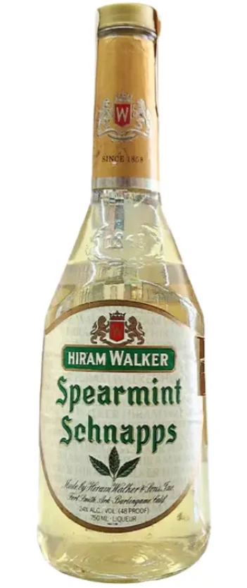 Hiram Walker Spearmint Schnapps