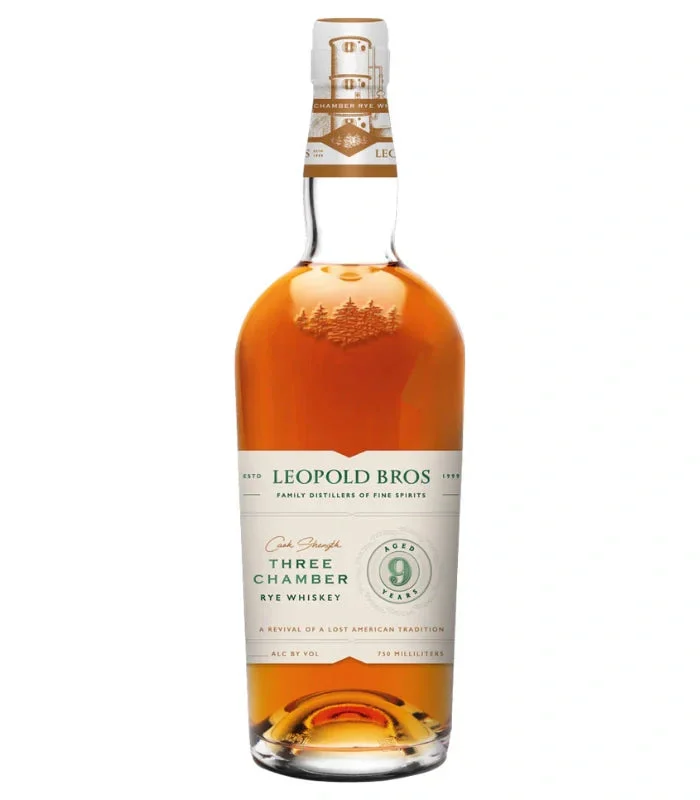 Leopold Bros 9 Year Old Three Chamber Cask Strength Rye Whiskey