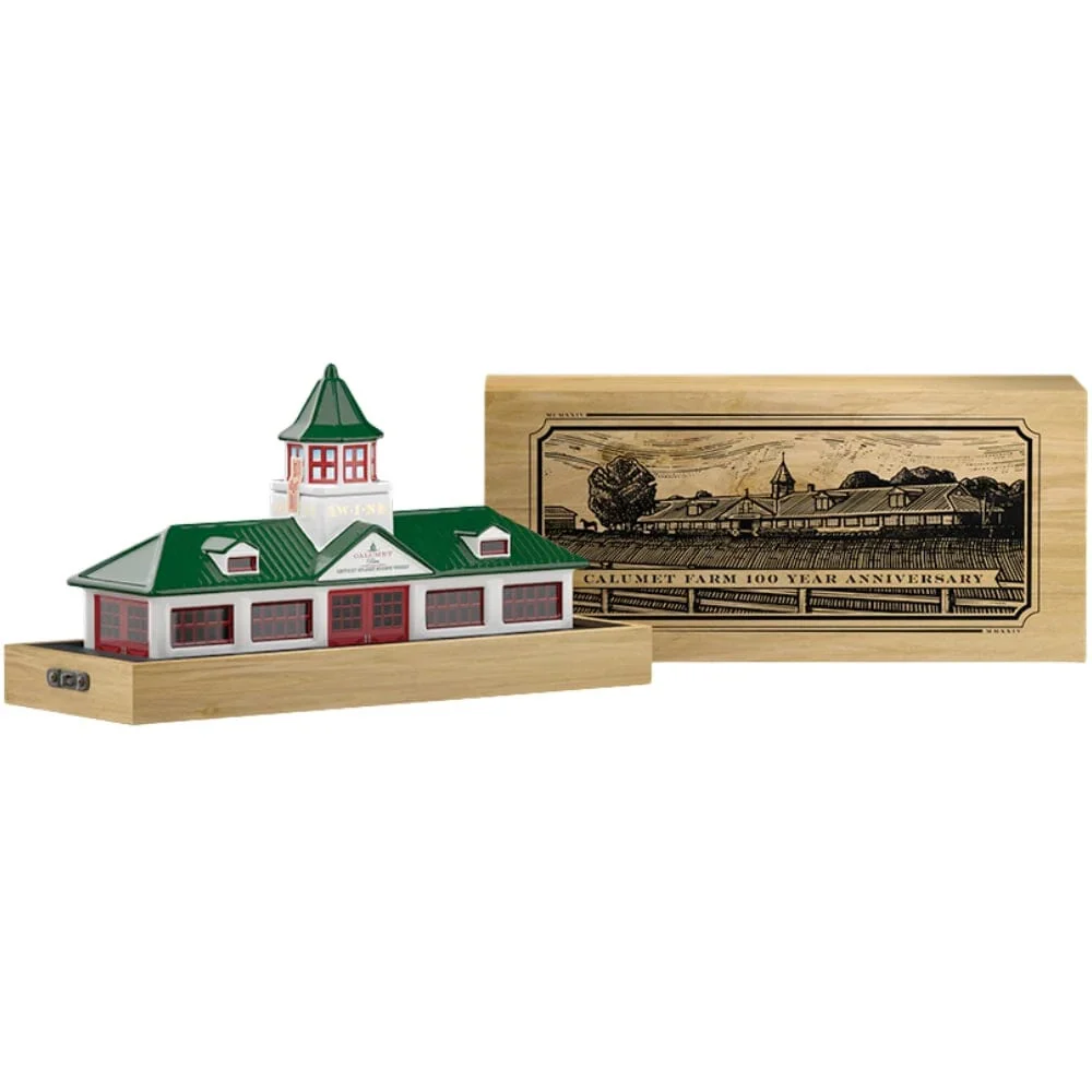 Calumet Farm Ceramic Farm Decanter 100th Anniversary Release - Whiskey