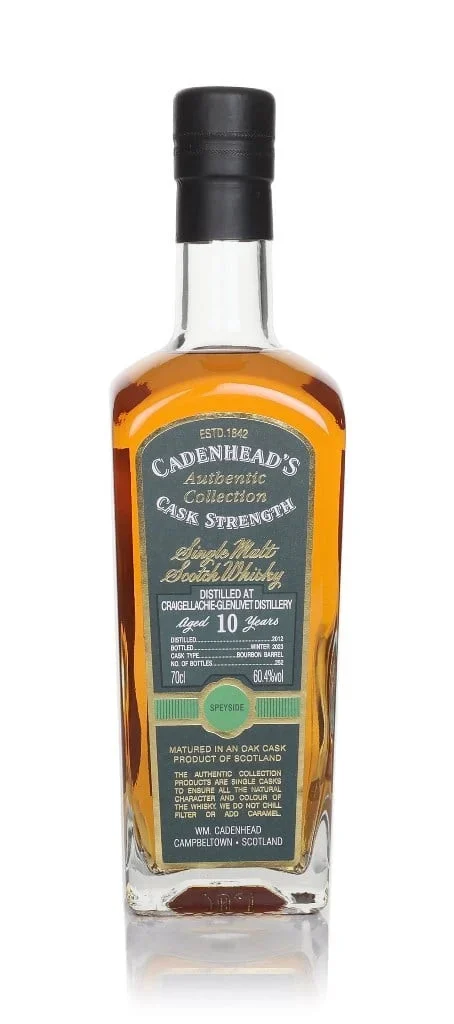 Craigellachie 10 Year Old 2012 - Cadenhead's Authentic Collection Single Malt Scotch Whisky | 700ML