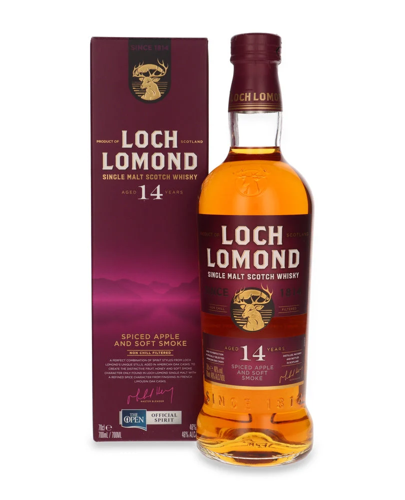 Loch Lomond 14 Year Old Spiced Apple & Soft Smoke Single Malt Scotch Whisky | 700ML - Whiskey