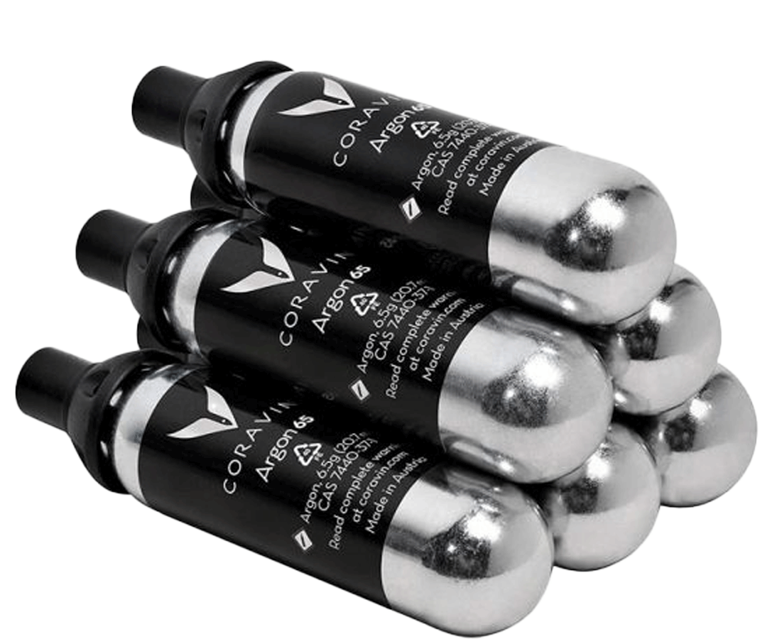 Coravin Pure Argon Capsules (6 Pack) - WineVins