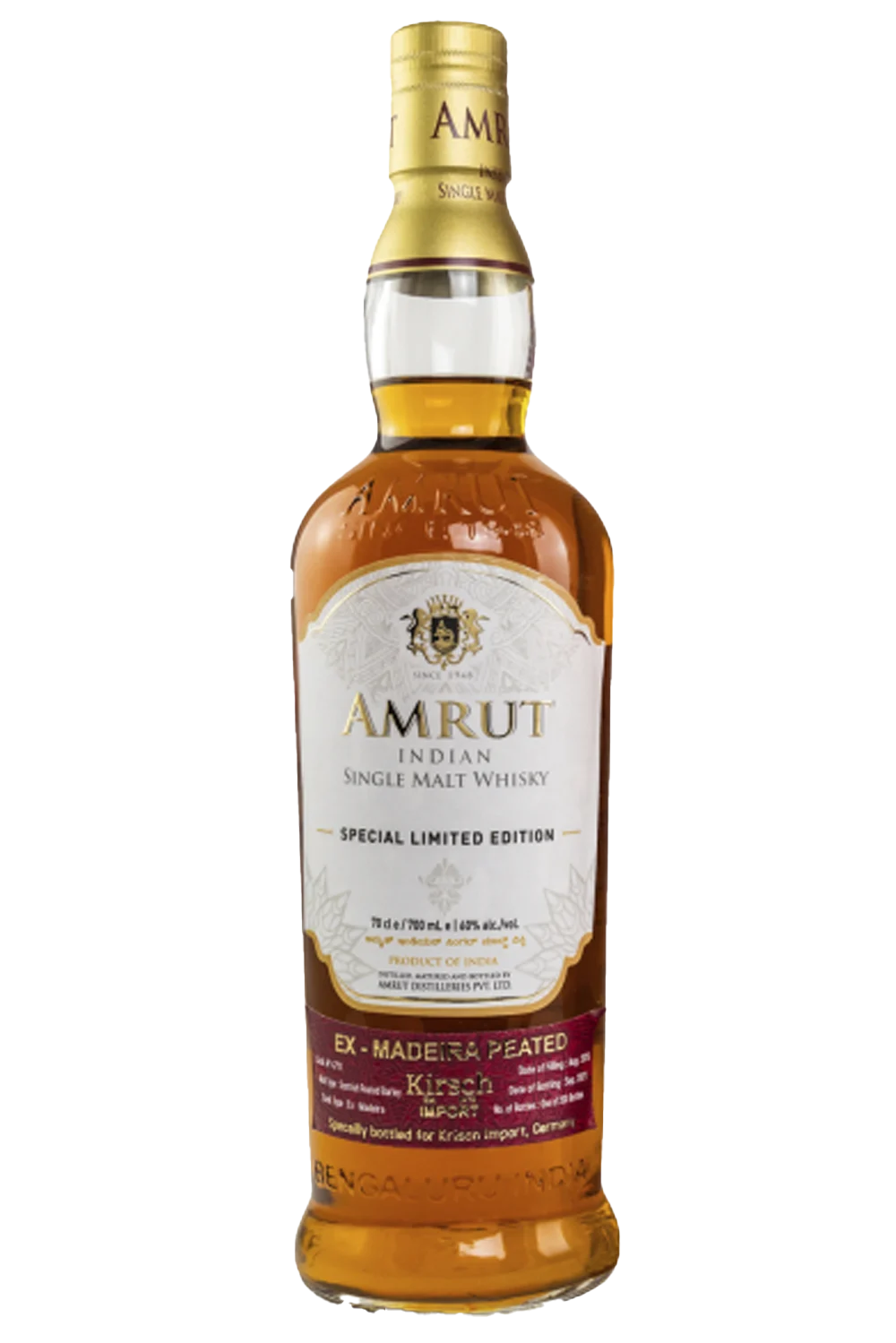 Amrut Ex Madeira Cask 5 Años 2017